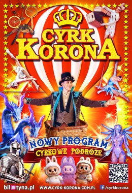 Świdnik Wydarzenie Inne wydarzenie Cyrk Korona - Nowy Program 2026 - Cyrkowe Podróże